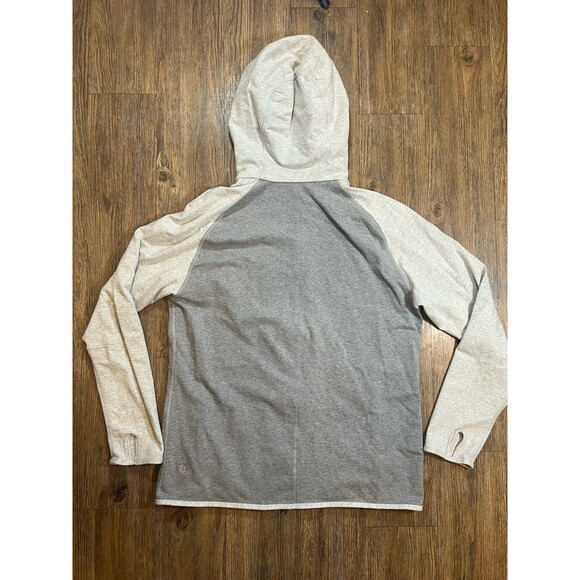 Lululemon Hoodie Mens XL Gray Full Zip Pullover Sweater Long Sleeve Outdoors - Picture 7 of 12